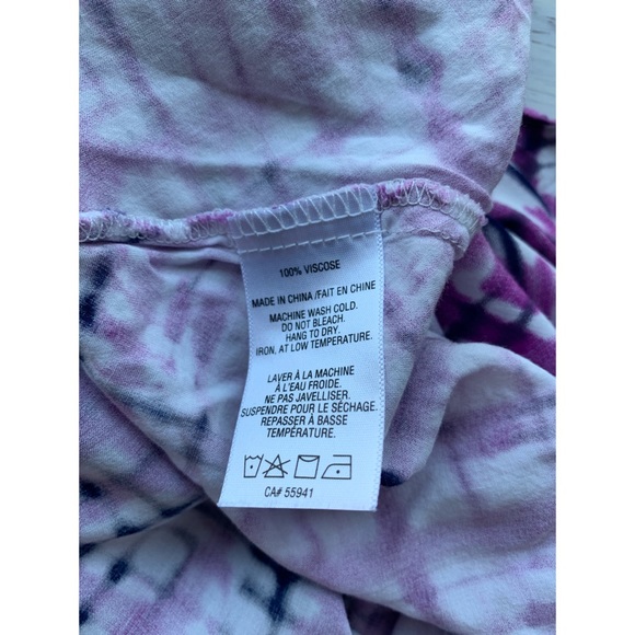 XS, Rebel Rogue, purple tie dye a-line beach dress - Picture 7 of 8